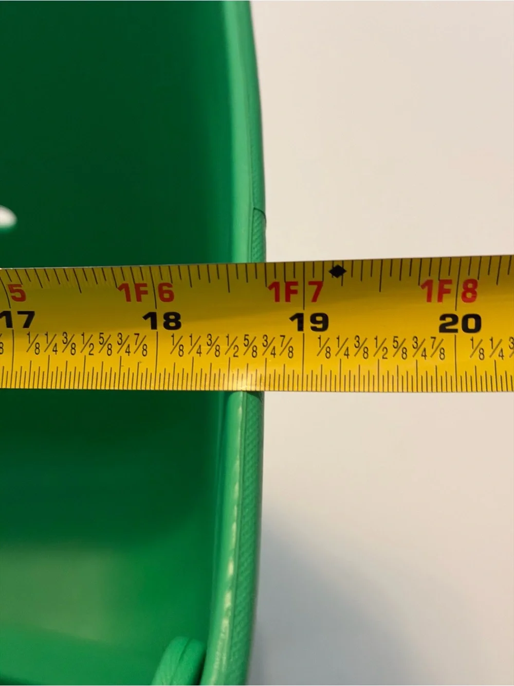 Versatile Green Plastic Storage Bin by
